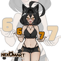 Neko 6 7 Sticker/Acrylic