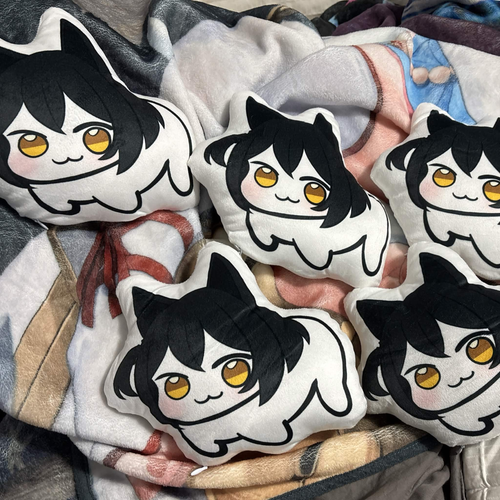 Neko Doro Pillow + sticker (Pre-Order)