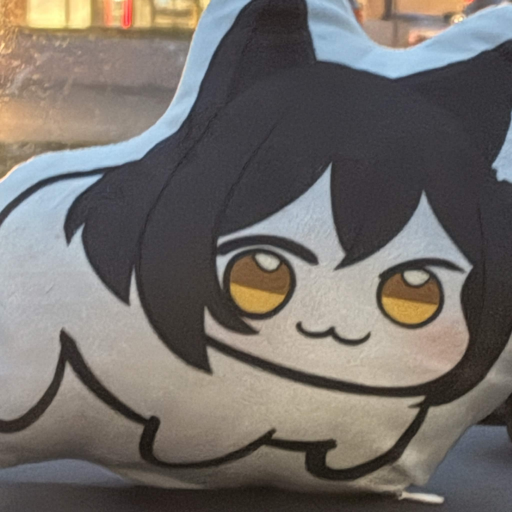 Neko Doro Pillow + sticker